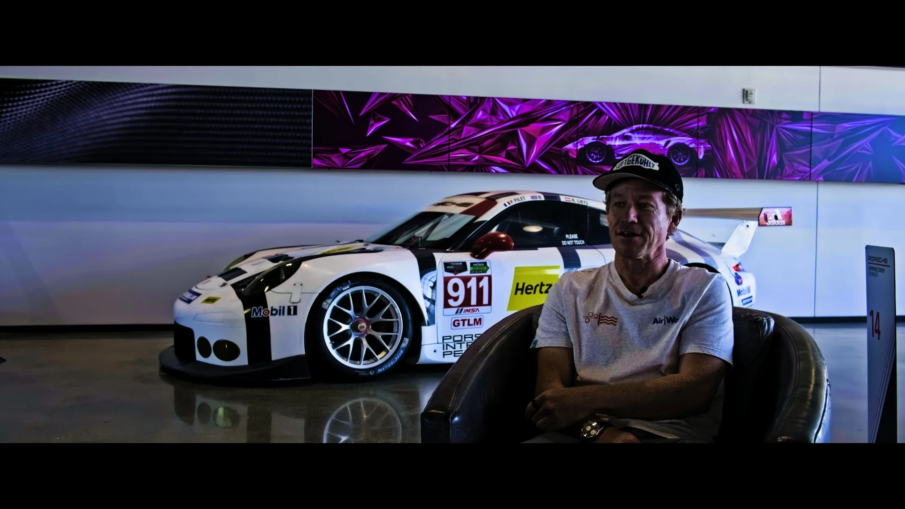 Conversation with a protagonist in a garage — footage from season two